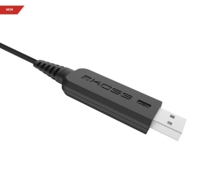 Koss | Headphones | CS200 USB | Wired | On-Ear | Microphone | Black