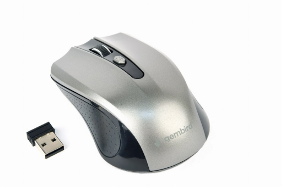 Gembird | Mouse | MUSW-4B-04-BG | Standard | Wireless | Black / Space Grey