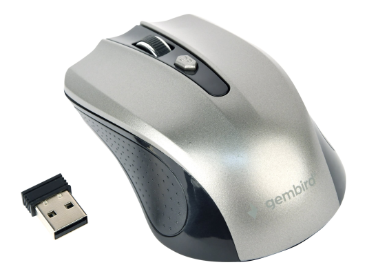 Gembird | Mouse | MUSW-4B-04-BG | Standard | Wireless | Black / Space Grey