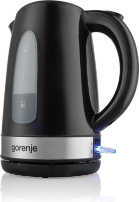 Gorenje | Kettle | K17BK | Standard | 2200 W | 1.7 L | Plastic / metal | 360° rotational base | Black