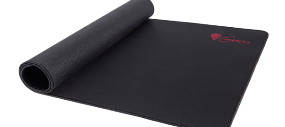 Genesis | Carbon 500 Maxi Logo | Mouse pad | 450 x 900 x 2.5 mm | Black