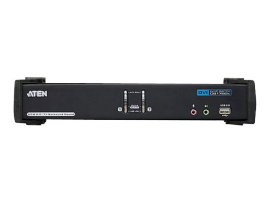 Aten 2-Port USB DVI Dual Link / CH7.1 Audio KVMP Switch | Aten | 2-Port USB DVI Dual Link / CH7.1 Audio KVMP™ Switch