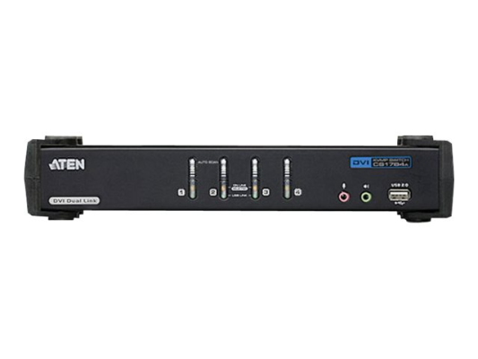 Aten 4-Port USB DVI Dual Link / Audio KVMP Switch | Aten | 4-Port USB DVI Dual Link / Audio KVMP™ Switch