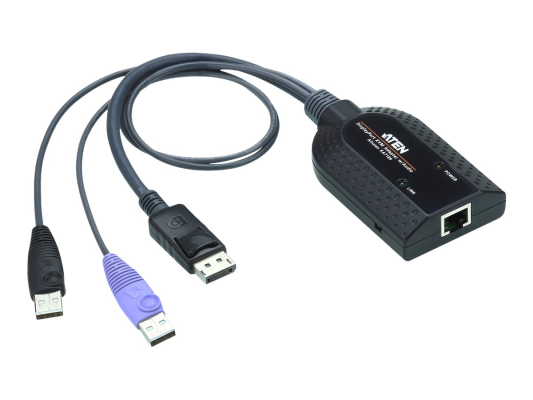 Aten USB DisplayPort Virtual Media KVM Adapter Cable (Support Smart Card Reader and Audio De-Embedder) | Aten | USB DisplayPort Virtual Media KVM Adapter Cable (Support Smart Card Reader and Audio De-Embedder)