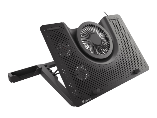 GENESIS Laptop cooling pad, OXID 550 15.6-17.3 5 FANS, LED LIGHT, 1 USB | Genesis | Laptop cooling pad, OXID 550 | Black | 400 x 280 x 55 mm | 2 year(s)