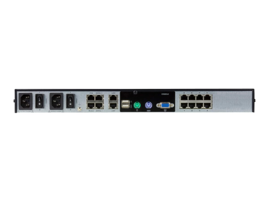 Aten | 1-Local / 1-Remote Access 8-Port Cat 5 KVM over IP Switch with Virtual Media (1920 x 1200) | KN1108VA-AX-G