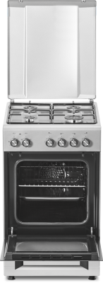Simfer | Cooker | 5405SERGG | Hob type Gas | Oven type Electric | Stainless steel | Width 50 cm | Electronic ignition | Depth 60 cm | 43 L