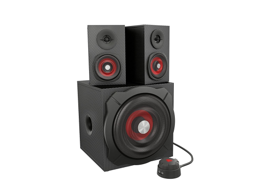 GENESIS Helium 610BT Computer Speakers, Wired, Bluetooth, Black | Genesis | Helium 610BT | Bluetooth | Red / Black | Computer Speakers