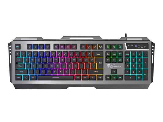 Genesis | Rhod 420 | Gaming keyboard | Wired | RGB LED light | US | 1.6 m | Black