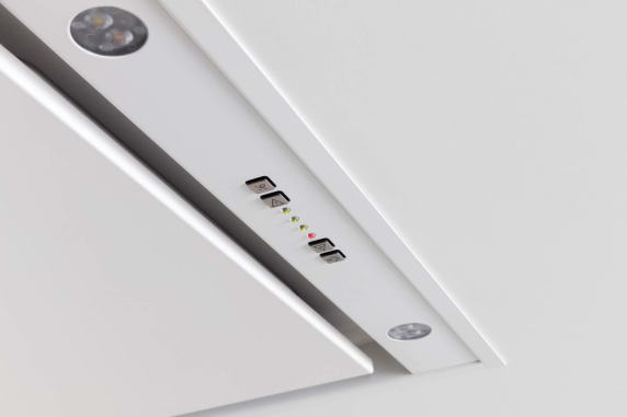 Novy | Hood | Pure'line Compact 6811 | Ceiling | Energy efficiency class B | Width 90 cm | 650 m³ / h | Mechanical control | LED | White