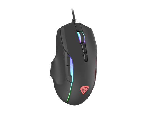 GENESIS Xenon 220 Gaming Mouse, 500 - 6400DPI, Wired, Black | Genesis
