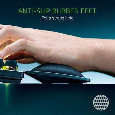 Razer Ergonomic Wrist Rest For Full-sized Keyboards | Razer | Ergonomic Wrist Rest | Wrist rest | N / A | N / A | Black