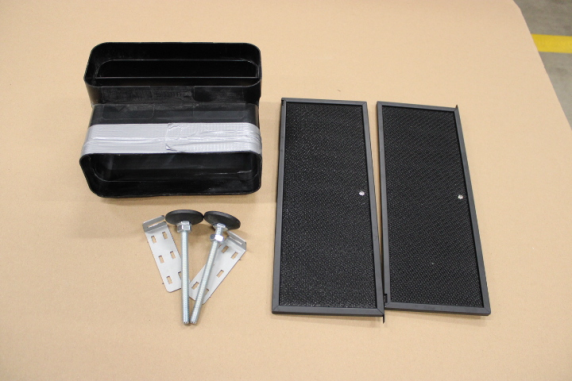 Novy | 1821 | Induction hob with built-in hood | 88 cm | Number of burners / cooking zones 4 | Yes | Black | Slider control with white LEDs. | USED, REFURBISHED, SCRATCHED