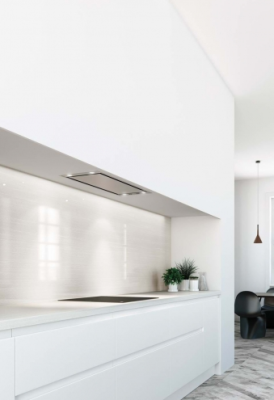 Novy | Hood | Mini Pure'line 821 | Canopy | Energy efficiency class A+ | Width 90 cm | 601 m³ / h | Mechanical control | LED | White