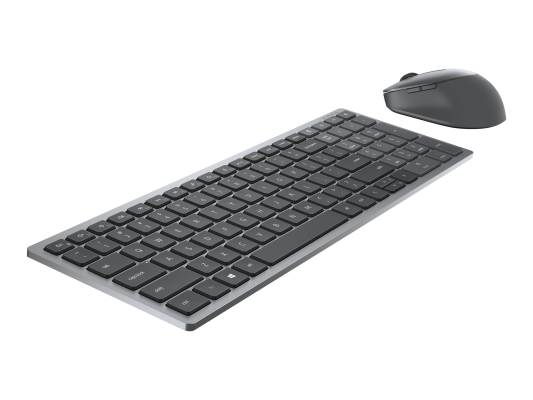 Dell | Keyboard and Mouse | KM7120W | Keyboard and Mouse Set | Wireless | Batteries included | Russian | Bluetooth | Titan Gray | Numeric keypad | Wireless connection