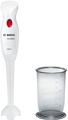 Bosch | Blender | CleverMixx MSM14100 | Hand Blender | 400 W | Jar material Plastic | Jar capacity 0.7 L | White