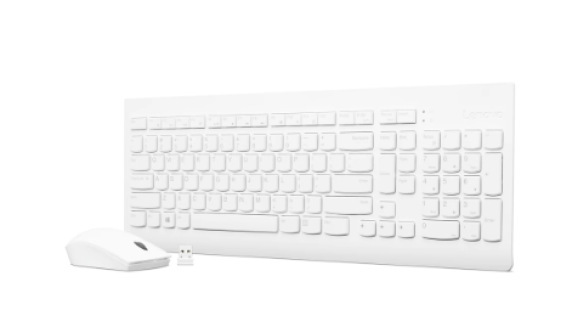 Lenovo | Wireless Combo Keyboard & Mouse | 510 | White | Keyboard and Mouse Combo | 2.4 GHz Wireless via Nano USB | Batteries included | English | White