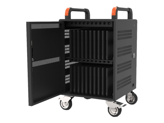 PORT CONNECT | Charging Cabinet 20 Notebooks + Rack 19" - 1 U | 1 x RJ45 port. Protection against overvoltage.
