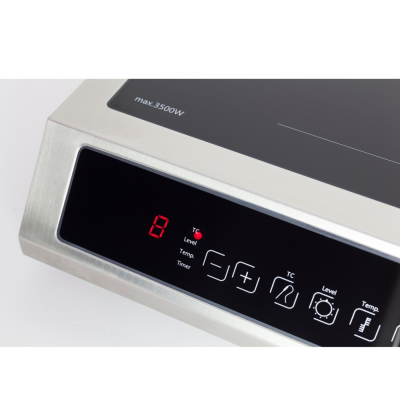 Caso | Thermo Control Hob | TC 3500 | Number of burners / cooking zones 1 | Touch control | Black / Stainless steel | Induction