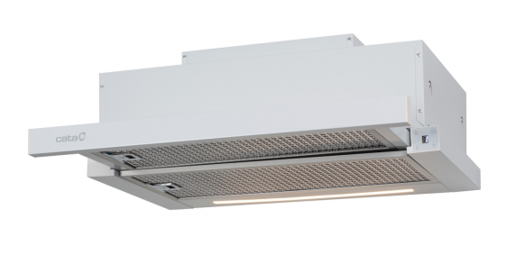 CATA | Hood | TFH 6630 WH | Telescopic | Energy efficiency class A+ | Width 60 cm | 605 m³ / h | Touch control | LED | White