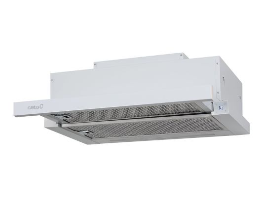 CATA | Hood | TFH 6630 WH | Telescopic | Energy efficiency class A+ | Width 60 cm | 605 m³ / h | Touch control | LED | White