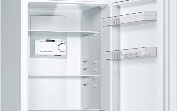 Bosch | Serie 2 Refrigerator | KGN33NWEB | Energy efficiency class E | Free standing | Combi | Height 176 cm | No Frost system | Fridge net capacity 193 L | Freezer net capacity 89 L | 42 dB | White