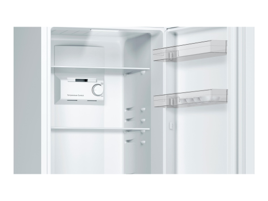 Bosch | Serie 2 Refrigerator | KGN33NWEB | Energy efficiency class E | Free standing | Combi | Height 176 cm | No Frost system | Fridge net capacity 193 L | Freezer net capacity 89 L | 42 dB | White