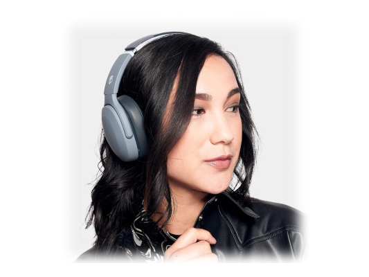 Skullcandy | Wireless Headphones | Crusher Evo | Wireless | Over-Ear | Microphone | Wireless | Chill Grey