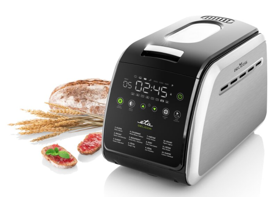 ETA | Bread maker | Delicca II ETA714990030 | Power 850 W | Number of programs 12 | Display Yes | Black / Stainless steel