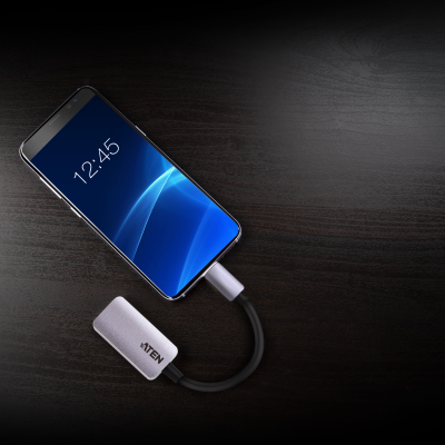 Aten | USB-C to HDMI 4K Adapter | HDMI Female | USB-C Male | USB-C to HDMI