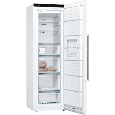 Bosch | Freezer | GSN36AWEP | Energy efficiency class E | Upright | Free standing | Height 186 cm | Total net capacity 242 L | No Frost system | Display | White