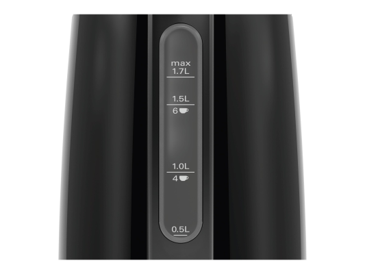 Bosch | Kettle | DesignLine TWK3P423 | Electric | 2400 W | 1.7 L | Stainless steel | 360° rotational base | Jet black polished