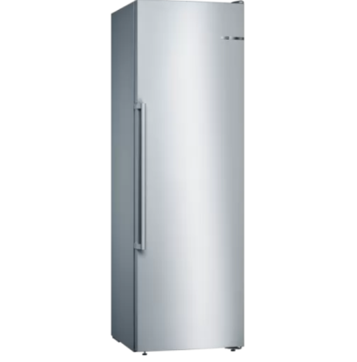 Bosch | Freezer | GSN36AIDP | Energy efficiency class D | Upright | Free standing | Height 186 cm | Total net capacity 242 L | No Frost system | Stainless steel