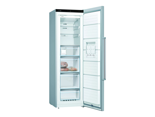 Bosch | Freezer | GSN36AIDP | Energy efficiency class D | Upright | Free standing | Height 186 cm | Total net capacity 242 L | No Frost system | Stainless steel