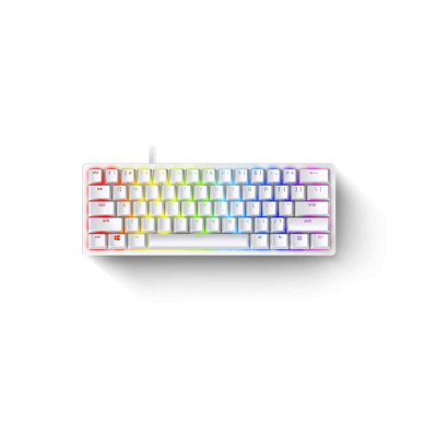 Razer | Huntsman Mini 60% | Mercury | Gaming keyboard | Wired | Optical | RGB LED light | US