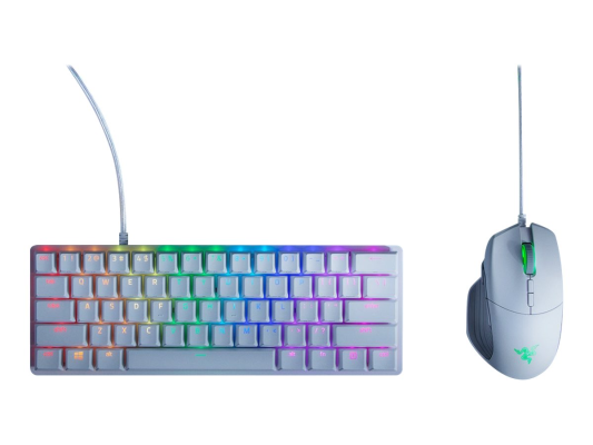 Razer | Huntsman Mini 60% | Mercury White | Gaming keyboard | Wired | Opto-Mechanical | RGB LED light | NORD