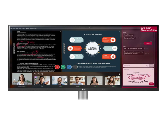 LG | UltraWide Monitor | 29BN650-B | 29 " | IPS | QHD | 21:9 | 75 Hz | 5 ms | 2560 x 1080 pixels | 350 cd / m² | HDMI ports quantity 2 | Matt Black