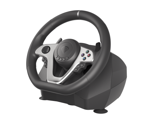 Genesis | Driving Wheel | Seaborg 400 | Silver / Black | Game racing wheel