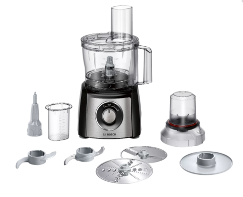 Bosch | Food Processor | MCM3401M | 800 W | Number of speeds 2 | Bowl capacity 2.3 L | Blender | Meat mincer | Black / Stainless steel