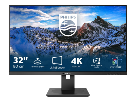 Philips | LCD Monitor with PowerSensor | 328B1 / 00 | 31.5 " | VA | 4K UHD | 16:9 | 60 Hz | 4 ms | 3840 x 2160 pixels | 350 cd / m² | Audio out | HDMI ports quantity 2 | Black