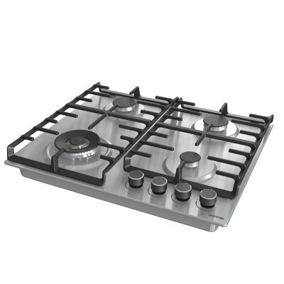 Gorenje | Hob | GW642ABX | Gas | Number of burners / cooking zones 4 | Rotary knobs | Stainless steel