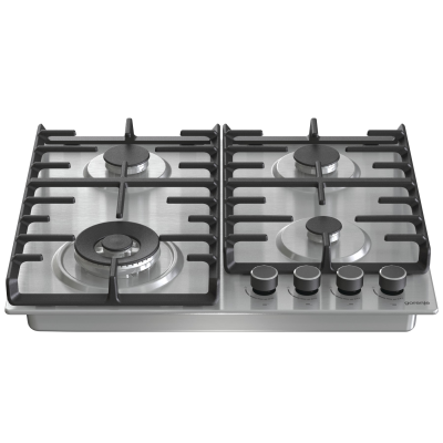 Gorenje | Hob | GW642ABX | Gas | Number of burners / cooking zones 4 | Rotary knobs | Stainless steel