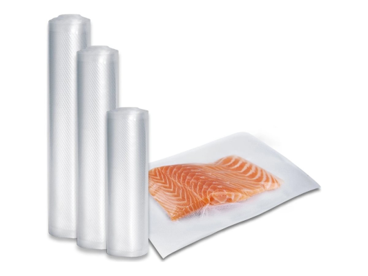Caso | Foil set 2 for vacuuming + Sous Vide Cooking | 01236 | Dimensions (W x L) 30 x 40 cm, 20 x 600 cm, 28 x 600 cm, 30 x 600 cm