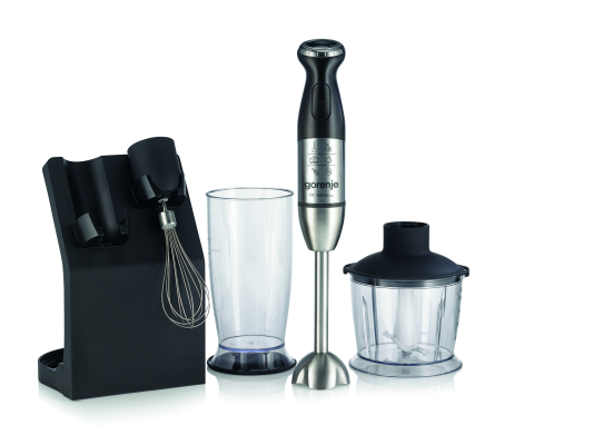 Gorenje | Blender | HBC807QB | Hand Blender | 800 W | Jar material Plastic | Jar capacity 0.5 L | Chopper | Black