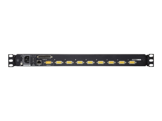 Aten | KVM over IP Switch with Daisy-Chain Port and USB Peripheral Support | 8-Port PS / 2-USB VGA 19" LCD KVM