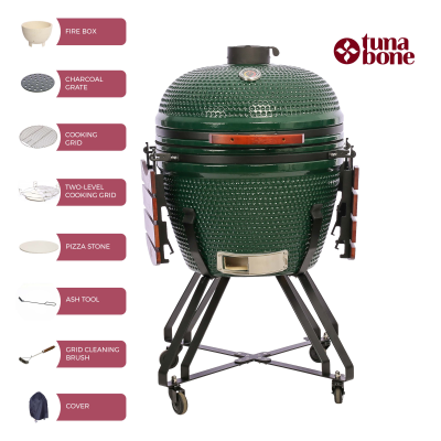 TunaBone | Kamado classic 26" grill | Size XL | Green