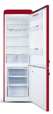 ETA | Refrigerator | ETA253190030E Storio retro | Energy efficiency class E | Free standing | Combi | Height 192 cm | Fridge net capacity 216 L | Freezer net capacity 84 L | 41 dB | Red