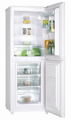 Goddess | Refrigerator | GODRCE0142GW9E | Energy efficiency class E | Free standing | Combi | Height 142.2 cm | Fridge net capacity 121 L | Freezer net capacity 52 L | 40 dB | White