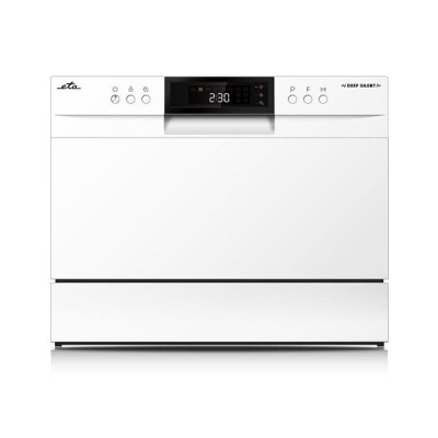 Dishwasher | ETA138490000F | Table | Width 55 cm | Number of place settings 6 | Number of programs 8 | Energy efficiency class F | Display | White