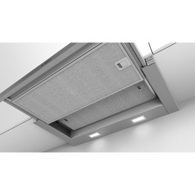 Bosch | Hood Serie 4 | DFM064A53 | Telescopic | Energy efficiency class A | Width 60 cm | 270 m³ / h | Push Buttons | LED | Silver